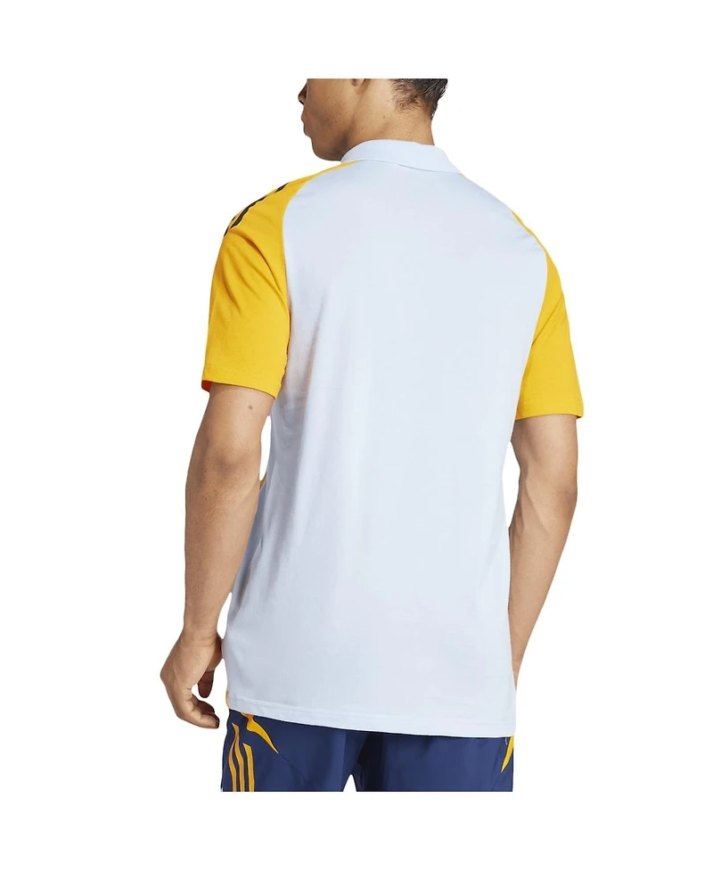 Adidas Men's Light Blue Real Madrid Tiro 24 Polo Shirt