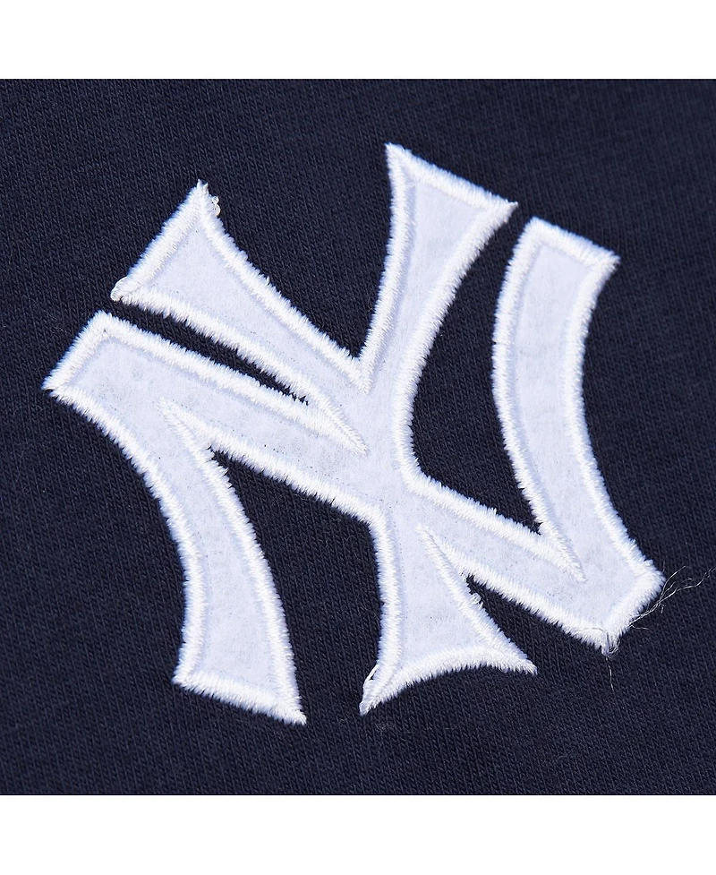 Mitchell & Ness Men's Babe Ruth Navy New York Yankees Cooperstown Collection Heavyweight Premium Player vintage-like Logo T-Shirt