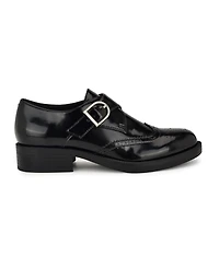Nine West Women's Smythe Wingtip Buckle Oxfords