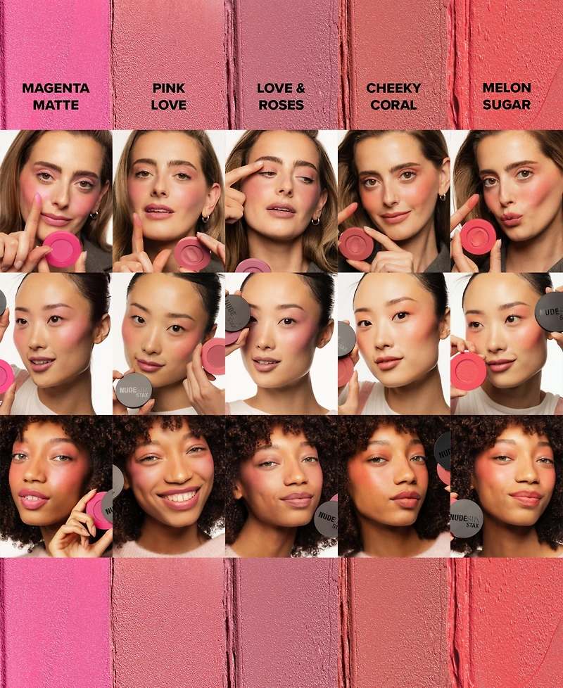 Nudestix Stax All Over Color Blush Balm