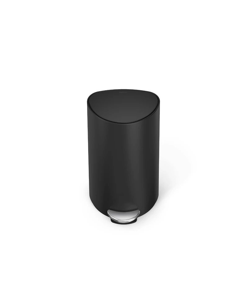 Simplehuman 6 Liter Semi-Round Step Can with Liner Pocket
