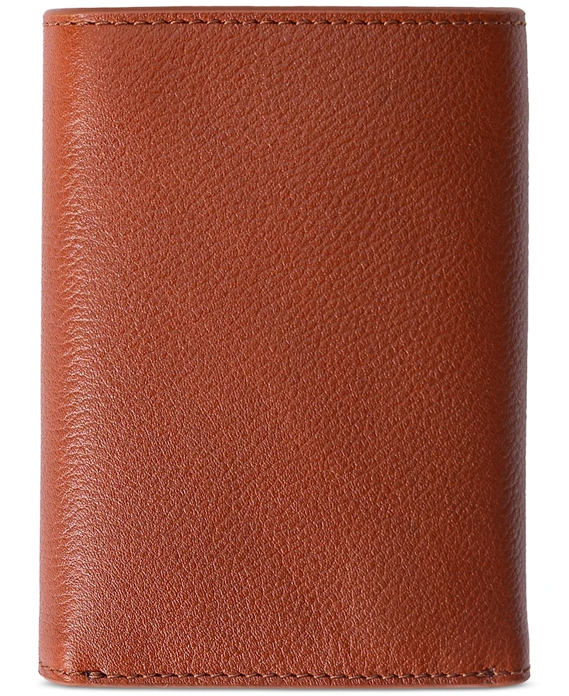 Cole Haan Men's Rfid Boxshine Trifold Logo Wallet