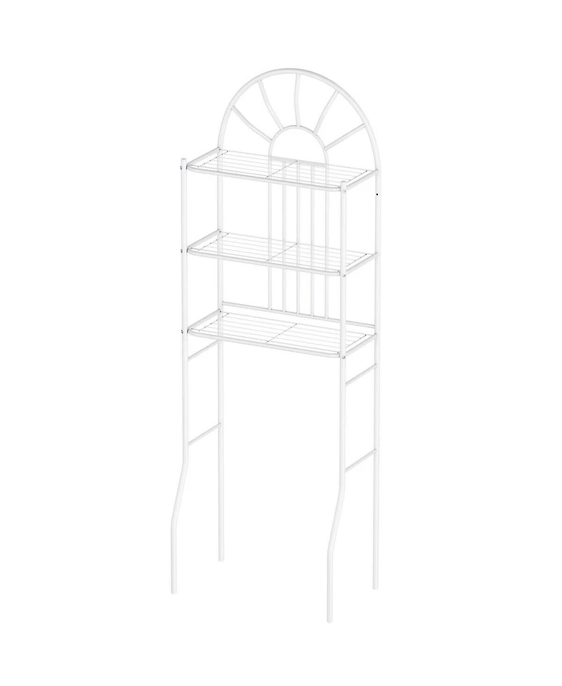 Sugift Bathroom Towel Storage Rack with 3 Shelves