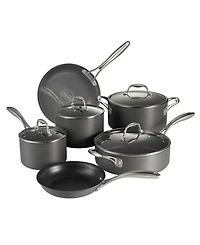 Tramontina OnyxPro -Piece Hard Anodized Nonstick Cookware Set with Lids