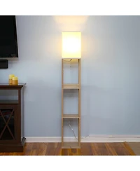 Maxwell 63" Led Shelf Lamp with Usb Port and Power Outlet