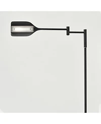 Leaf Modern Pharmacy Reading Led Floor Lamp with Adjustable Neck (53")