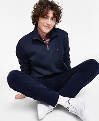Tommy Hilfiger Men's Essential Intechno Knit Regular-Fit 1/4-Zip Sweatshirt