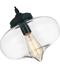 Cwi Lighting Glass 1 Light Down Mini Pendant