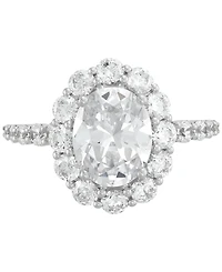Grown With Love Igi Certified Lab Diamond Oval Halo Engagement Ring (3-1/2 ct. t.w.) 14k Gold