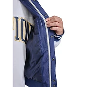 Champion Men's Quilted Full-Zip Varsity Puffer Jacket