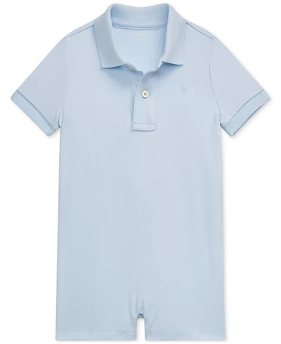 Polo Ralph Lauren Baby Boys Cotton Short Sleeved Shortall