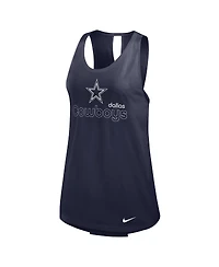 Nike Women's Navy Dallas Cowboys Plus Performance Tank Top