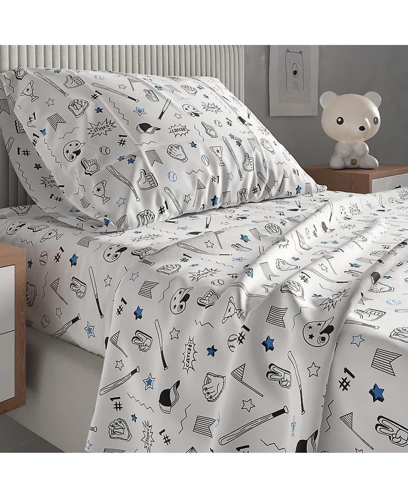 Kids Piece Microfiber Sheet Set