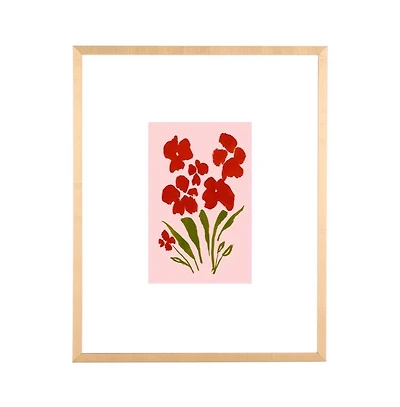 Pansy Passion Framed Wall Art