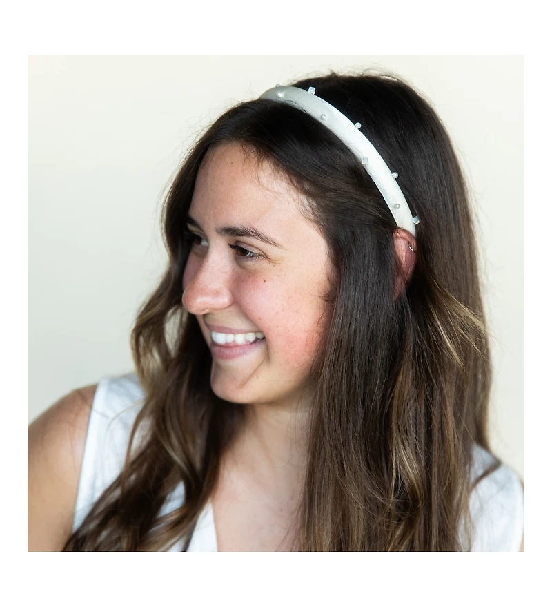 Padded Headband - Pearls