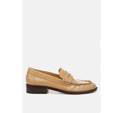 Plavia genuine leather loafers
