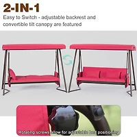 Streamdale 600lb Capacity Swing Chair with Cozy Mesh Seat