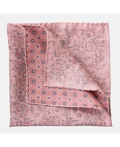 Elizabetta Men's Pascal - Double Sided Silk Pocket Square for Men