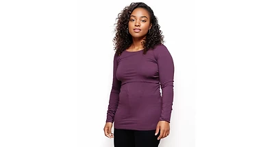 Bshirt Womens Long Sleeve Nursing Top