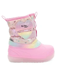 Western Chief Little Girls Denali Lighted Faux Fur Cold Weather Boot