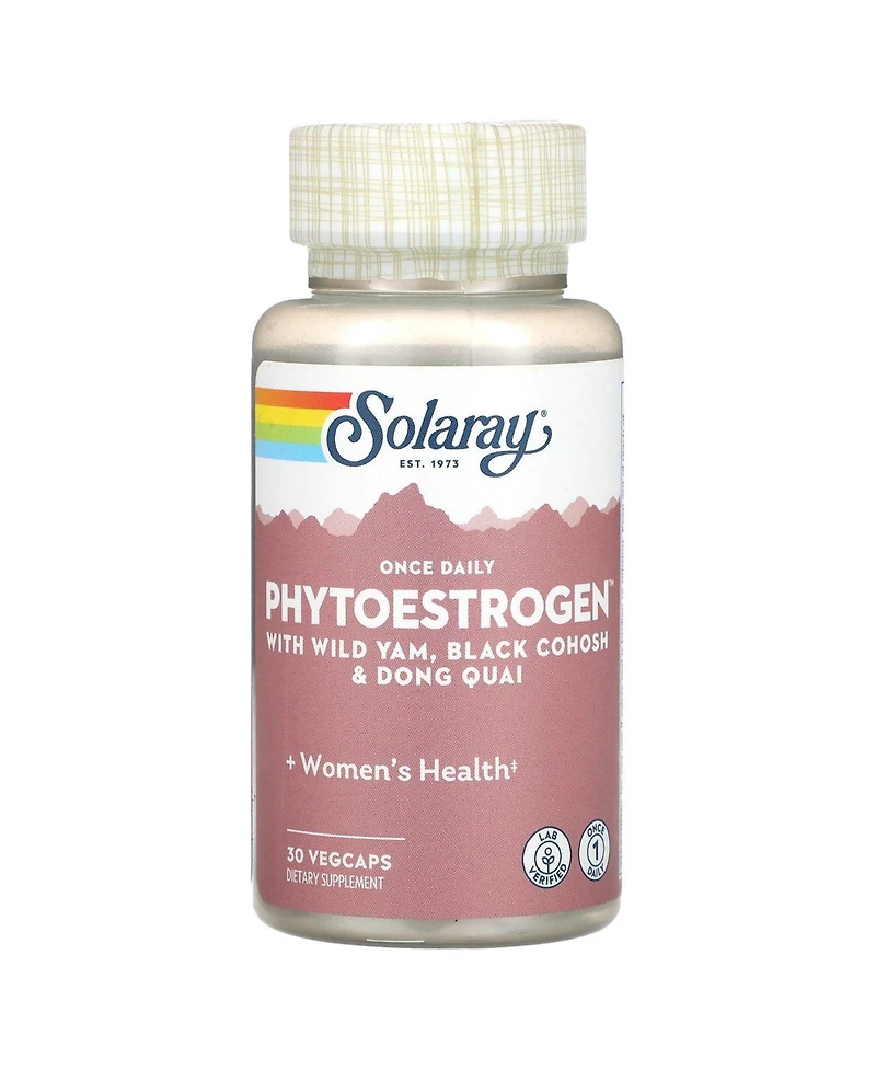 Solaray Phytoestrogen with Wild Yam Black Cohosh & Dong Quai