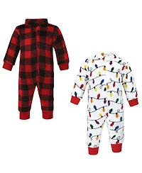 Hudson Baby Boys Unisex Fleece Jumpsuits