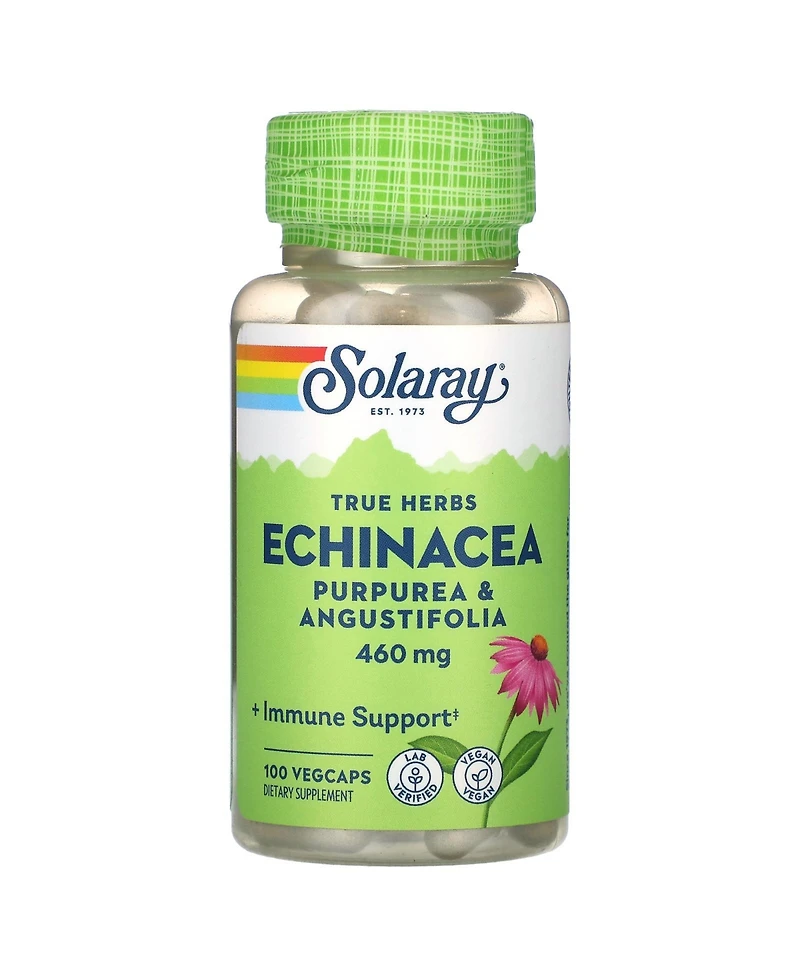 Solaray True Herbs Echinacea Purpurea & Angustifolia