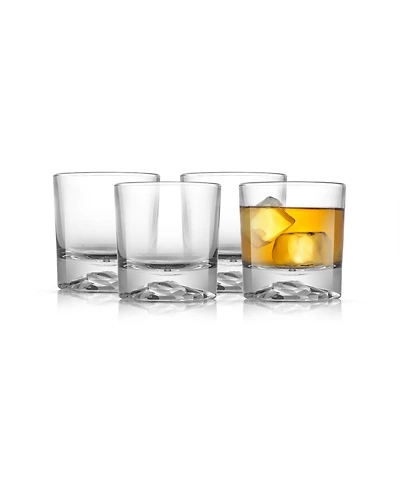 JoyJolt Radiant Double Old Fashioned Tumblers - 10 oz, Set of 4