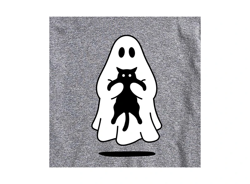Hybrid Apparel Ghost Cat Men's Short Sleeve Tee