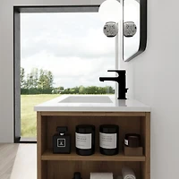 Streamdale Space-Saving Bathroom Vanity with Self-Closing Drawers