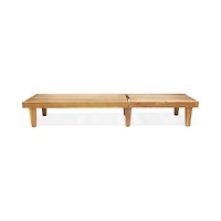 Streamdale Chic Wooden Chaise Lounge for Outdoor Relaxation and Style