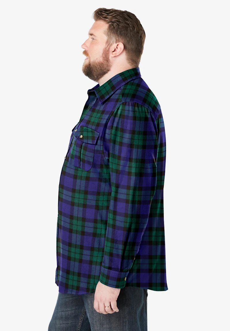 KingSize Big & Tall Signature Plaid Flannel Shirt