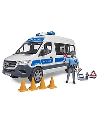 Bruder 1/16 Mb Sprinter Police Emergency Vehicle with Light & Sound Module