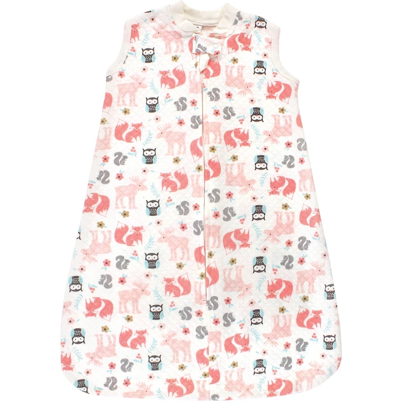 Hudson Baby Premium Quilted Sleeveless Sleeping Bag and Wearable Blanket