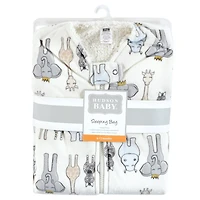 Hudson Baby Boys Unisex Luxurious Mink & Sherpa Comfort Cocoon