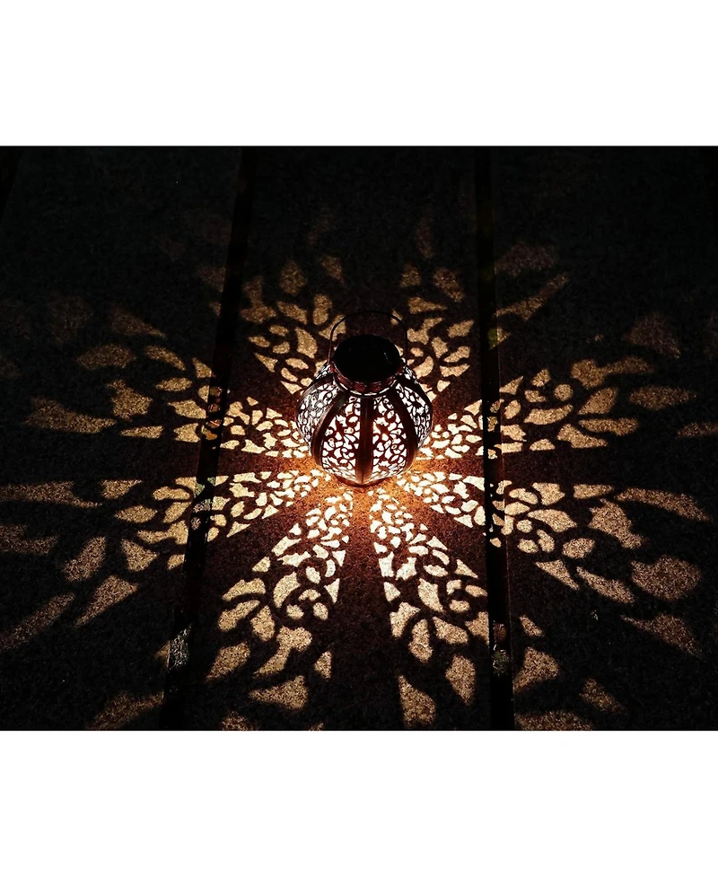 2-Pack Solar Lantern Lights Indoor Outdoor Waterproof Garden Decor