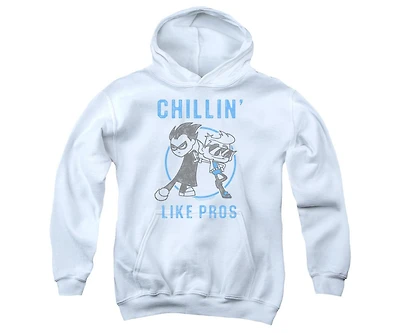 Teen Titans Go Youth Like Pros Pull Over Hoodie / Hooded Sweatshirt