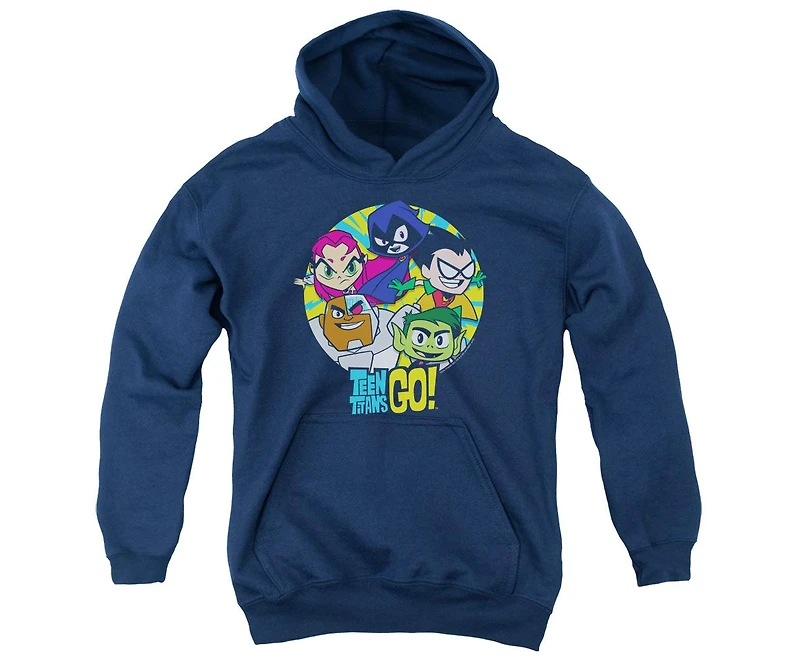 Teen Titans Go Youth Group Pull Over Hoodie / Hooded Sweatshirt