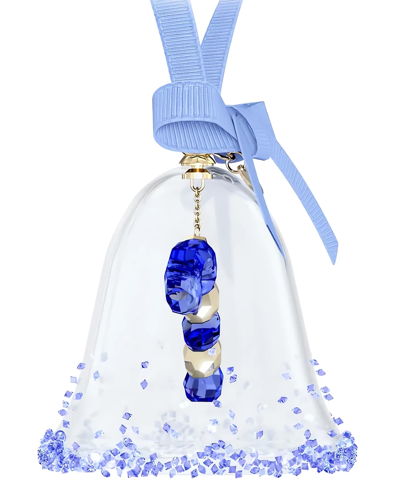 Swarovski Crystal Bell Candy Cane Hanging Ornament
