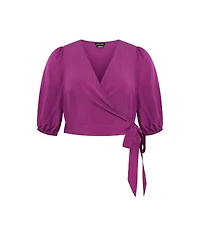 City Chic Plus Tie Kiki Top