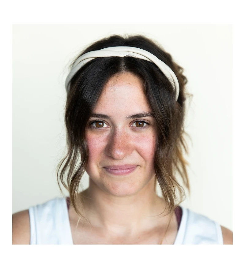 Women s Traditional Braid Headband - Off White