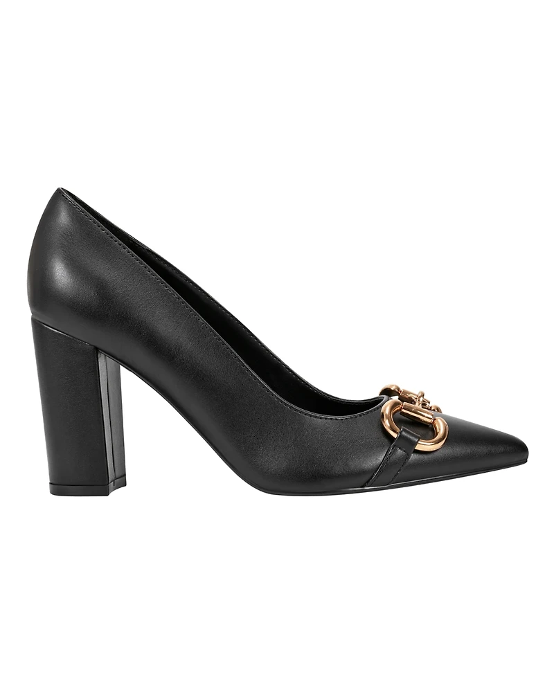 Marc Fisher Women's Gruff Bit High Block Heel Pumps
