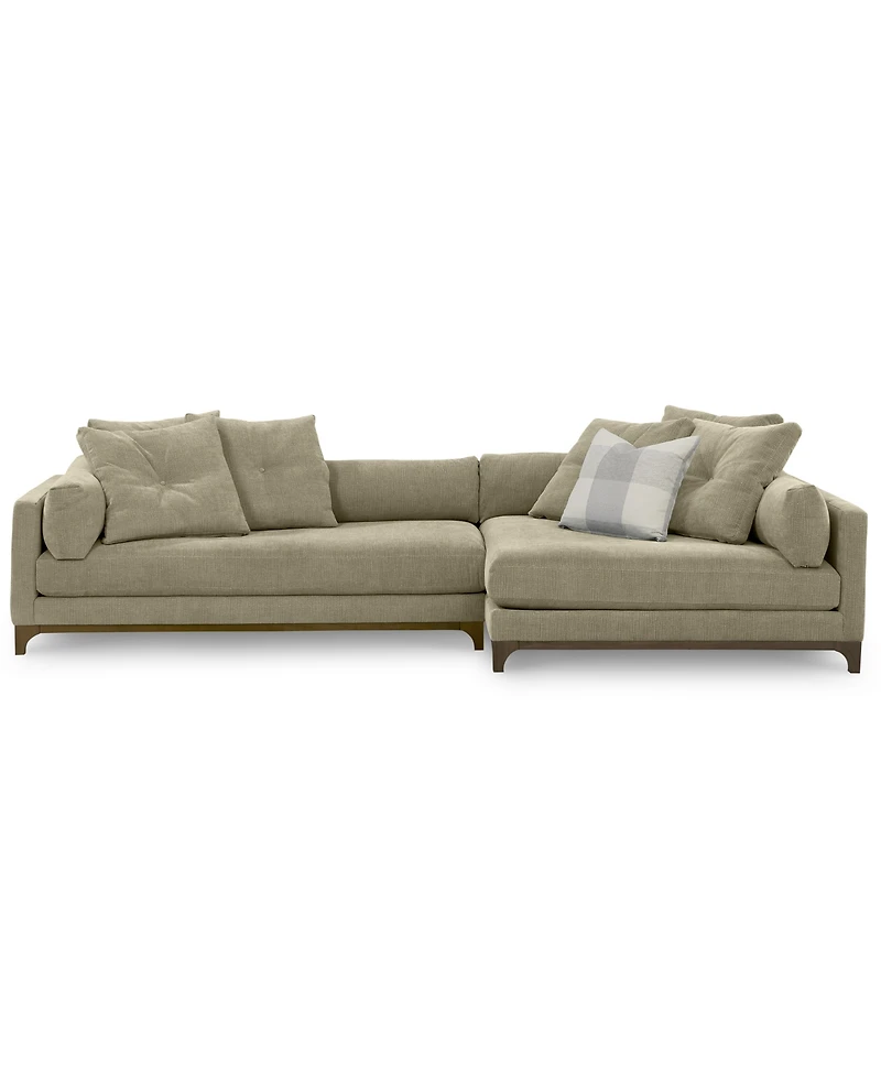 Closeout! Brendalyn 2-Pc. Modular Fabric Sectional Chaise and Sofa Set, Created for Macy's