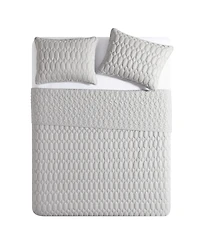 Vcny Home Diamond 3-Piece Quilt Set, Full/Queen