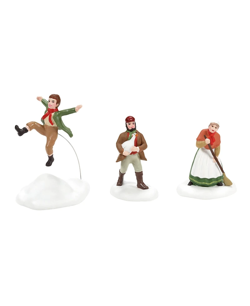 Department 56 Villages Friends Neighbors Set of 3