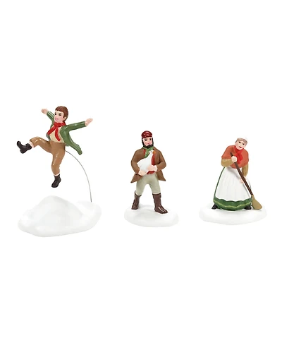 Department 56 Villages Friends Neighbors Set of 3