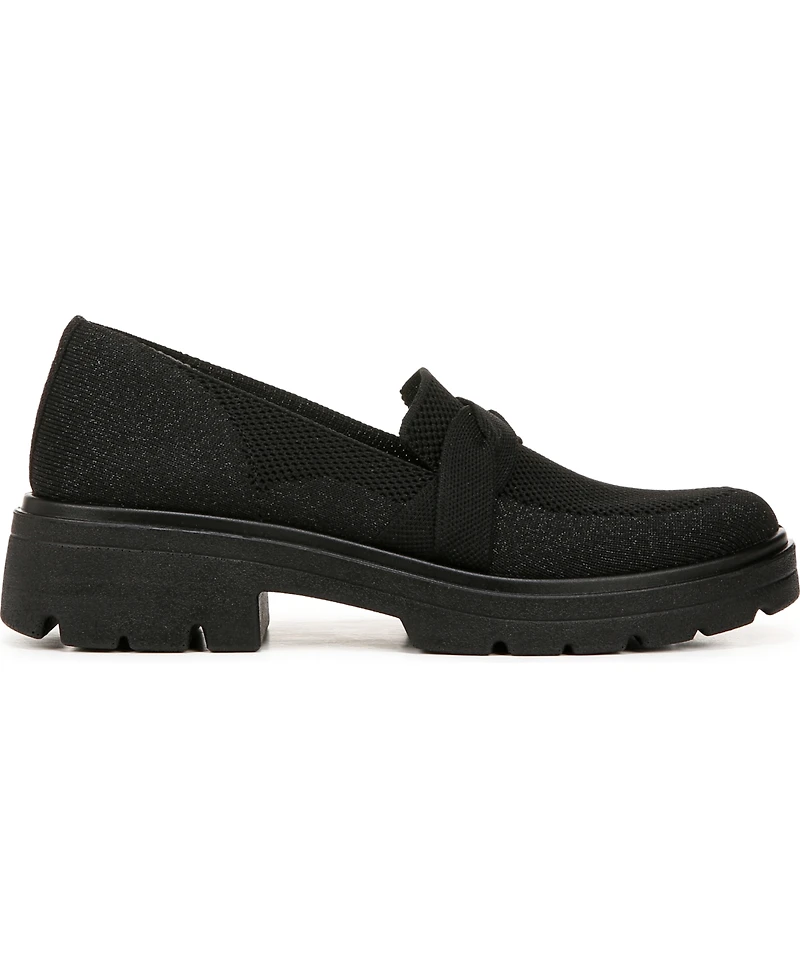 LifeStride Women's Muse Bow Washable Lug Sole Loafers
