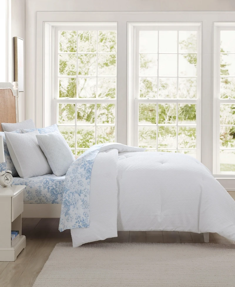 Laura Ashley Margaret 6 Piece Comforter Set