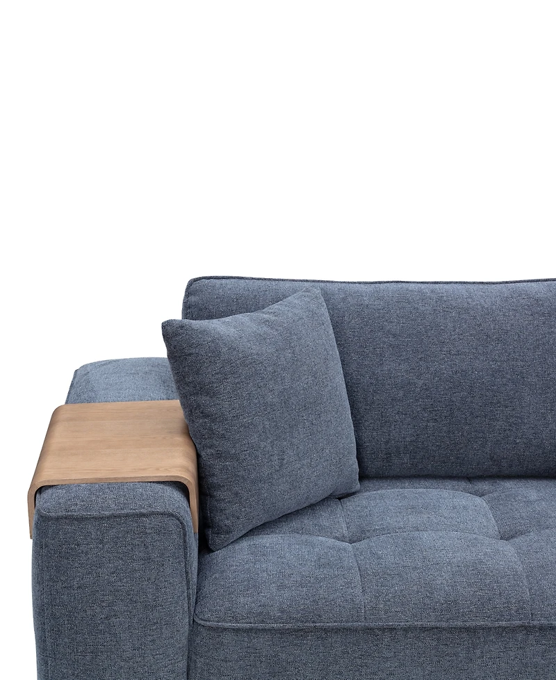 Nycolle 7-Pc. Modular Fabric L-Shape Sectional with 2 Consoles, Created for Macy's