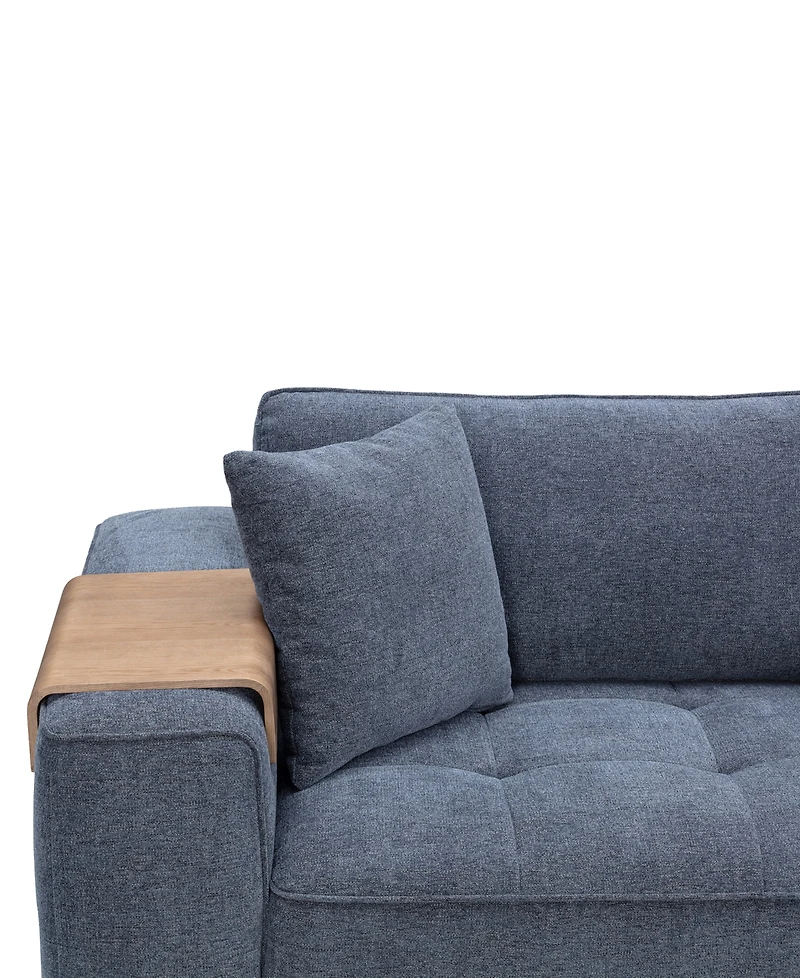 Nycolle 4-Pc. Modular Fabric Sectional with Console, Created for Macy's